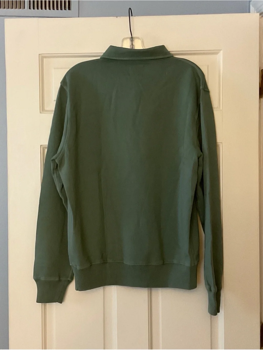 J.Crew Rugby pullover sweatshirt Wild Sage Green Men’s Medium NWT Preppy College